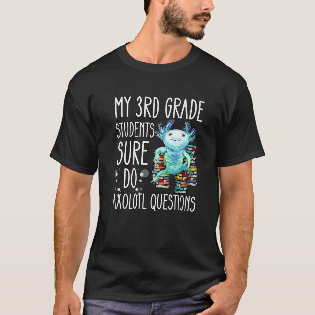 T-shirt Appréciation des enseignants de troisième année Cu (Devant)