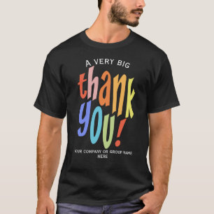 T-shirt Appréciation du Merci coloré