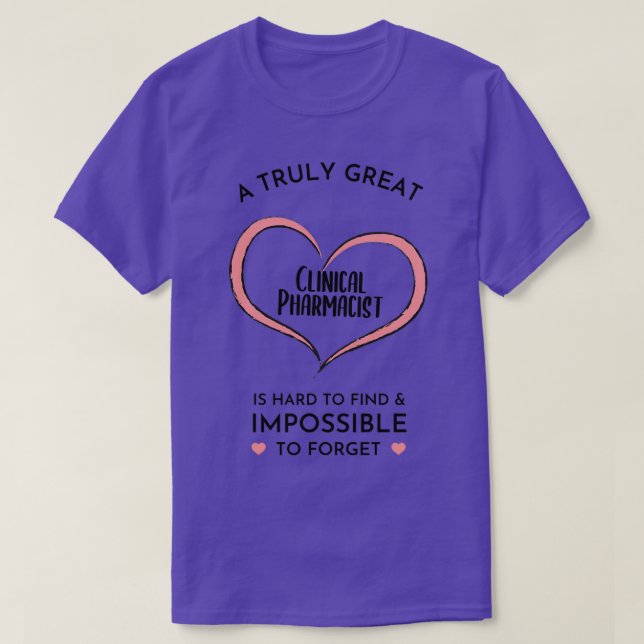 T-shirt Appréciation Du Pharmacien Clinique Un Véritable G (Design devant)
