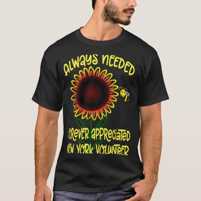 T-shirt Appreciation New York Always Needed Volunteer Reco (Devant)