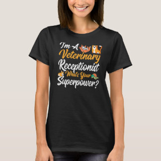 T-shirt Appréciation vétérinaire Réceptionis vétérinaire