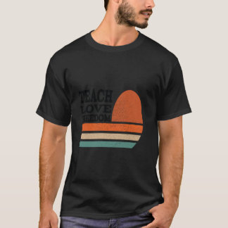 T-shirt Apprendre amour liberté 4 juillet enseignant améri