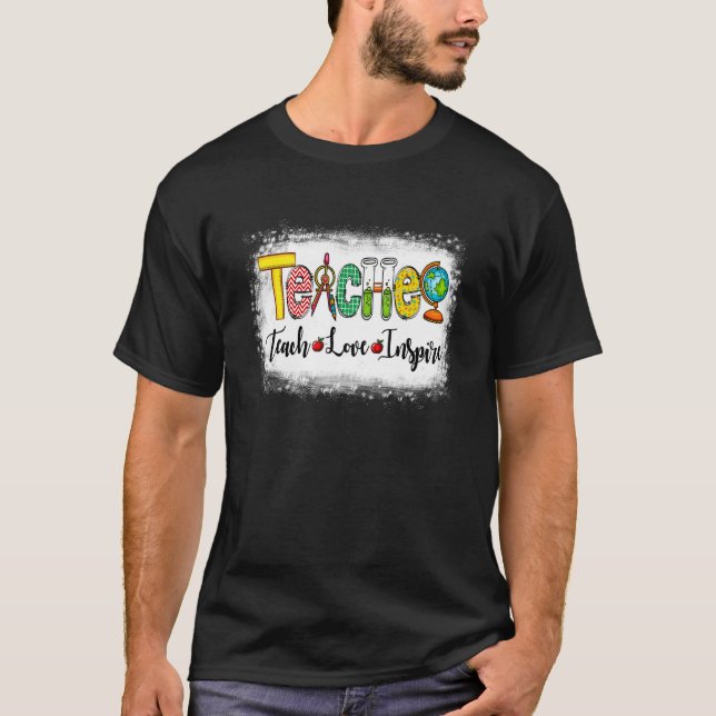 T-shirt Apprendre L'Amour Inspirer L'Appréciation De L'Ens (Devant)