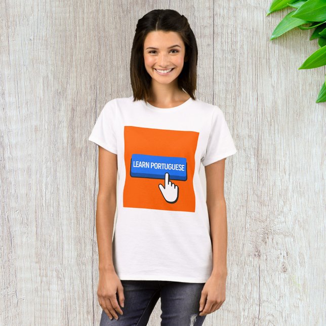 T-shirt Apprendre le portugais (Créateur téléchargé)