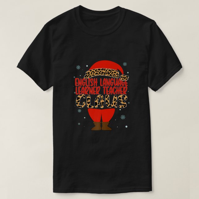 T-shirt Apprentissage de la langue anglaise Enseignant Cla (Design devant)