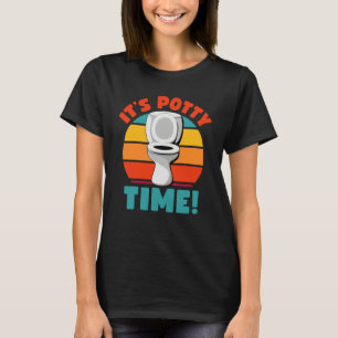 T-shirt Apprentissage de la propreté C'est l'heure du pot