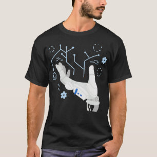 T-shirt Apprentissage profond Robot Mains Ingénieur de pro