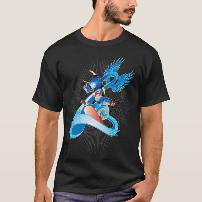 T-shirt Apprivoisez le dragon de glace (Devant)