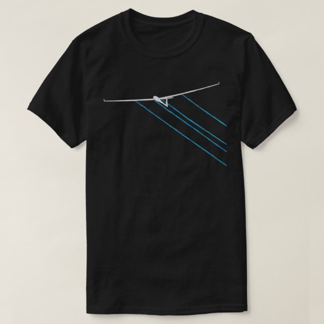 T-shirt Approche finale du planeur pilote (Design devant)