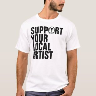 T-shirt Appui de groupe de branche de Gunn votre artiste