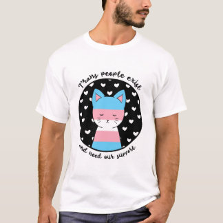 T-shirt Appui Kitty de transsexuel