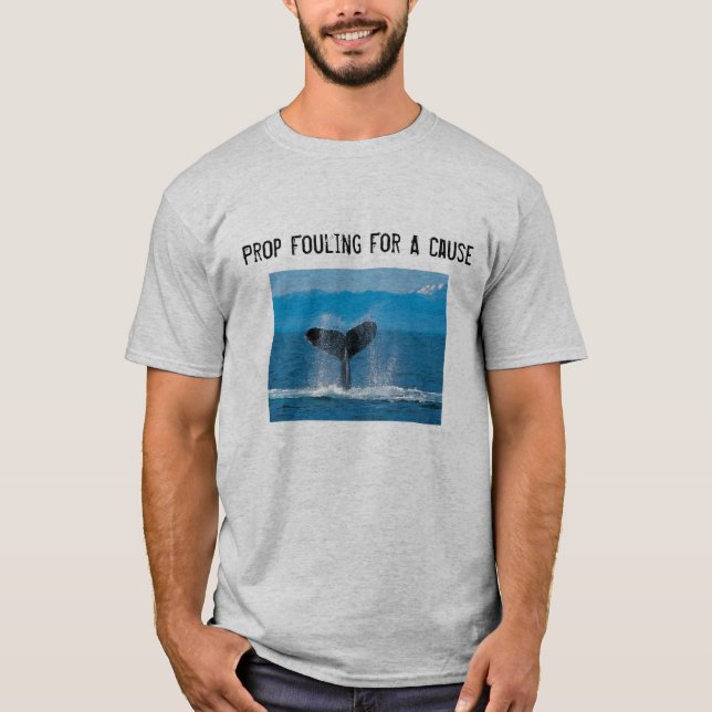 T-shirt Appui vertical encrassant pour une cause - sauvez (Devant)
