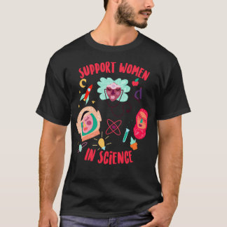 T-shirt Appuyer Les Femmes Dans La Science