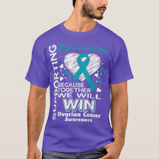 T-shirt Appuyer ma grand-mère Sensibilisation au cancer de