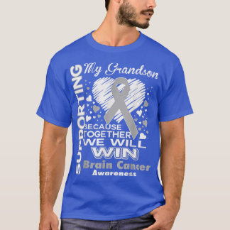 T-shirt Appuyer ma sensibilisation au cancer du cerveau de