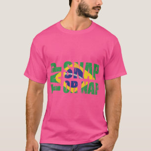 T-shirt Appuyez Sur Snap Ou Nap Brésilien Jiu-Jitsu Brésil