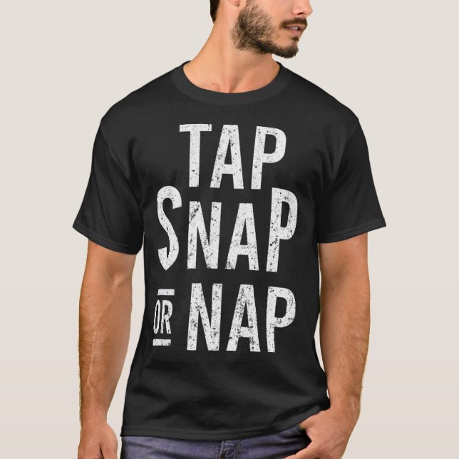 T-shirt Appuyez Sur Snap Ou Nap Jiu Jitsu Combat BJJ MIXED (Devant)