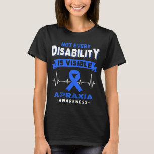 T-shirt Apraxia Sensibilisation Ribbon Support Cadeaux