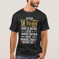 Après 10 ans, drôle 10ème anniversaire de Mariage