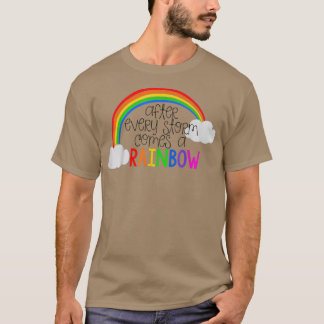 T-shirt Après Jamais Storm Arrive Un Rainbow Rainbow Rainb