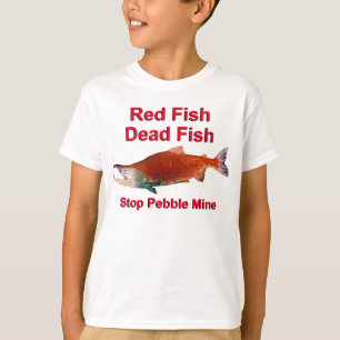 T-shirt Après Saumon - Arrêter la mine de galets