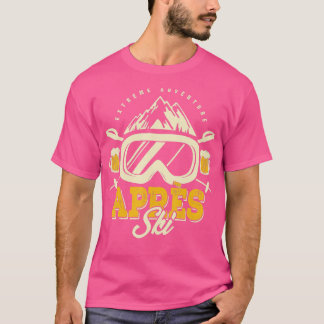 T-shirt Apres Ski Party tenue, bière et boissons après ski