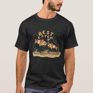 T-shirt Après toutes ces années de pêche, ma femme est enc