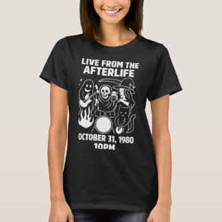 T-shirt APRÈS-VIE Haunted Rock Vibes – Nuit de groupe effr