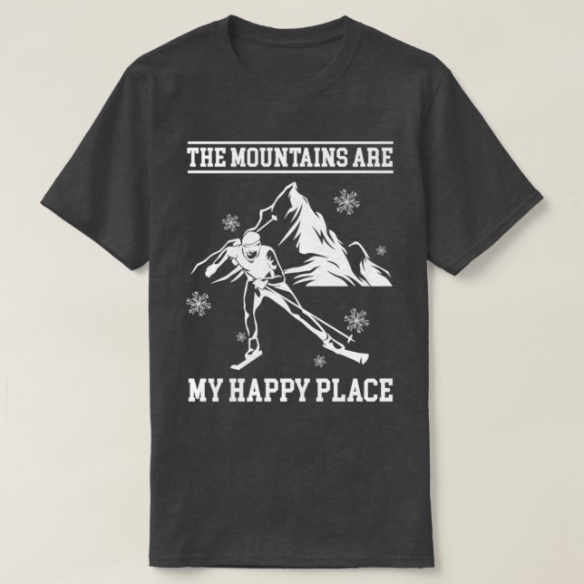 T-shirt Aprsski Boots Skieurs Ski Xmas Idée cadeau (Design devant)
