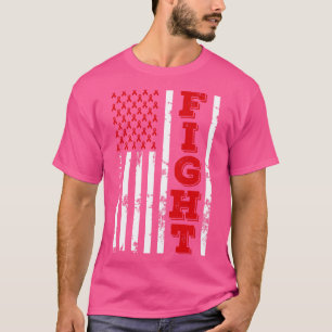 T-shirt APS Maladie Sensibilisation Frapper Américain 4e D