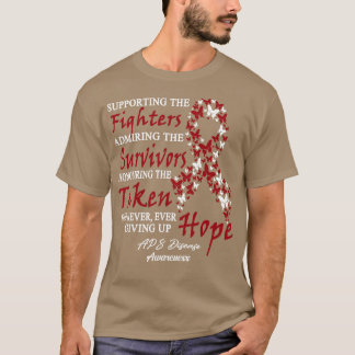 T-shirt APS Sensibilisation aux maladies Soutien aux comba