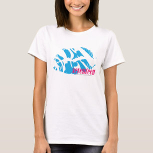 T-shirt Aqua de zèbre