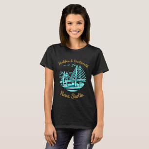 T-shirt aqua Halifax et Dartmouth Nouvelle-Écosse