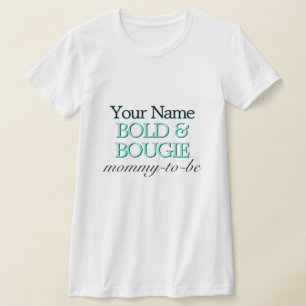 T-shirt Aqua Tiffany Thème Maman être Baby shower