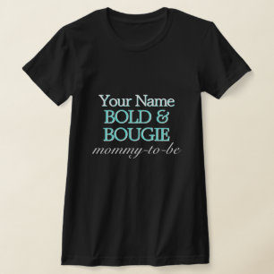 T-shirt Aqua Tiffany Thème Mommy Baby shower de grossesse