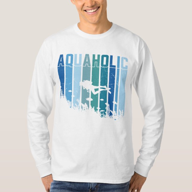T-shirt Aquaholic Scuba (Devant)