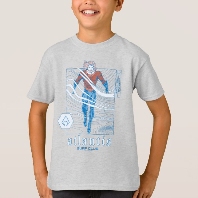 T-shirt Aquaman - Atlantis Surf Club (Devant)