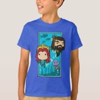Aquaman | Chibi Mera & Aquaman Graphisme sous-mari