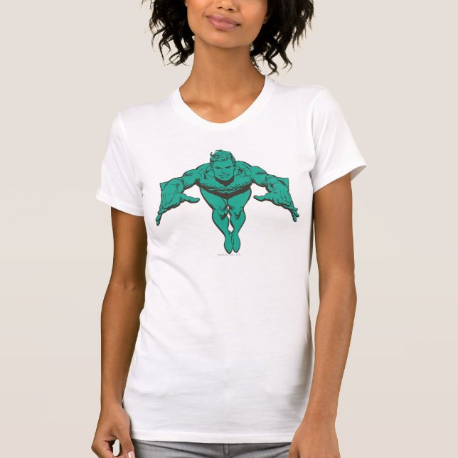 T-shirt Aquaman Déjeuner en avant - Turquoise (Devant)
