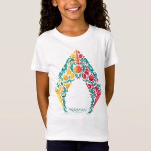 T-Shirt Aquaman Logo Aquaman & Mera sur le thème du coq