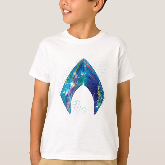 T-shirt Aquaman | Logo Aquaman modifié (Devant)