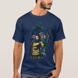 T-shirt Aquaman Orin, Mera et Black Manta Graphic