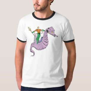 T-shirt Aquaman Rides Seahorse