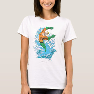 T-shirt Aquaman saute dans la vague