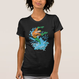 T-shirt Aquaman saute dans la vague