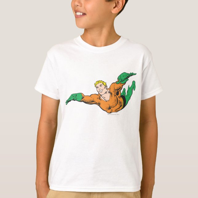 T-shirt Aquaman Soars (Devant)