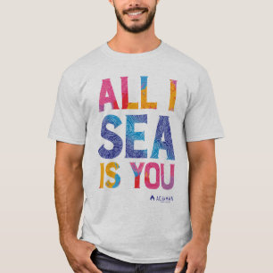 T-shirt Aquaman "Tout ce que je vois c'est toi" Paisley