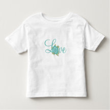 T - Shirt aquamarin Liebe