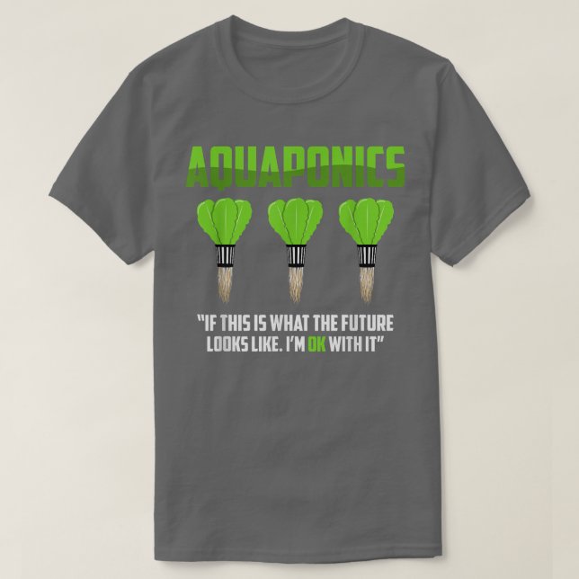T-shirt Aquaponics Farmer Farming Aquaculture Hydroponics  (Design devant)