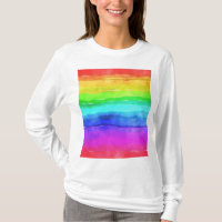 Aquarelle Abstraite Peint Rayures arc-en-ciel
